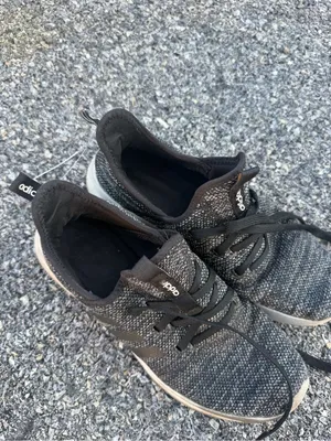 Adidas Cloudfoam Black Knit Running Shoes Women’s Size 8 thumbnail 3