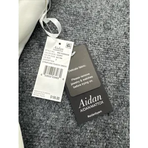 Aidan Mattox Strapless Tuxedo Dress Women's 2 Ivory White Formal BNWT thumbnail 4