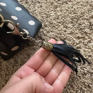 Kate Spade Handle‎ Bag, Black White Polka Dot thumbnail 5
