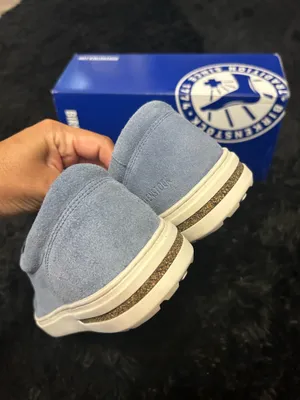 BIRKENSTOCK Oswego blue suede slip on casual walking shoes women’s eur 40 new thumbnail 4