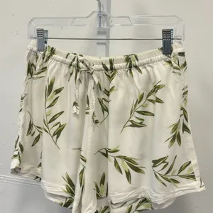 Piyama Maggie Pajama Set Olive Leaf Matching Set Medium White Green Loungewear thumbnail 9