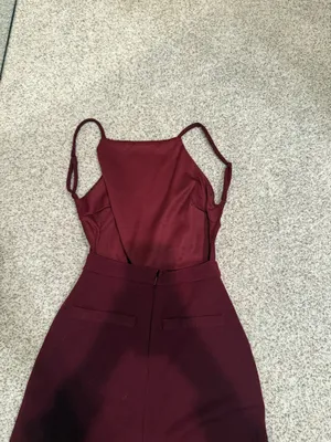 Lulus Maroon Jumpsuit Open Back thumbnail 3