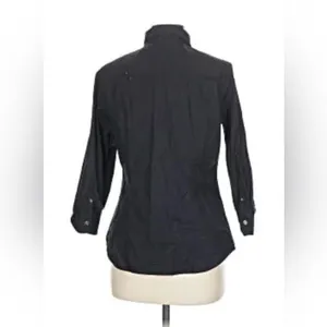 Haberdashery BY J Crew Tailored Black Dress Shirt thumbnail 3