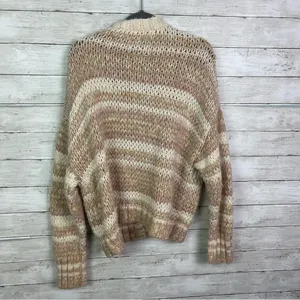 American Eagle Striped Cardigan Size Large thumbnail 3