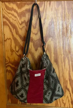 Lexi Winn Tapestry n Velvet Hobo Bag thumbnail 5