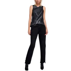 Zara Basic Faux Leather Sleeveless Top thumbnail 7
