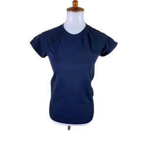 Sweaty Betty Navy Blue Athletic Performance Tee Mesh Workout Top M SB5546 thumbnail 2