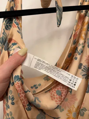 ZARA Floral Halter Top thumbnail 6
