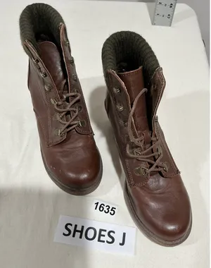 Woman’s Sonoma Lifestyle Smedinbrown Combat Boots 8m Brown Lace Up thumbnail 1