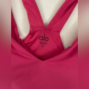 ALO Airbrush Real Bra Tank Top Pink Size XS thumbnail 6