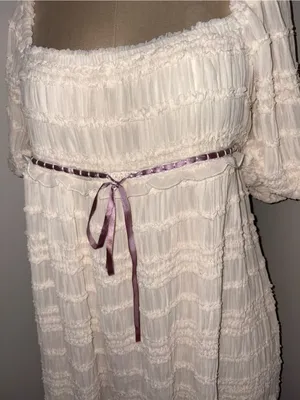 Urban Outfitters Daphne Puff Sleeve Dress Size Large thumbnail 7