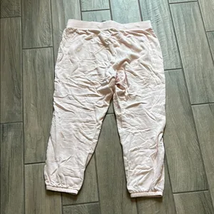 Calvin Klein Pink Sweatpants Relaxed Fit Elastic Cuffs thumbnail 4