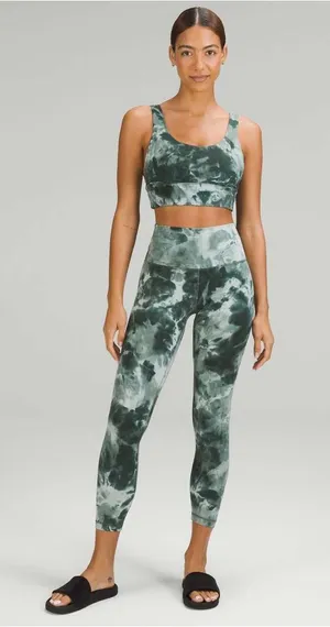 Lululemon Align High-Rise Pant 25" Diamond Dye Starlight Smoked Spruce Size 10 thumbnail 1