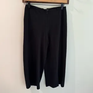 The Range NYC Black Cropped Wide Leg Lace Up‎ Waist Pants Size XS thumbnail 3