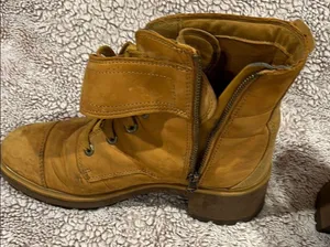 Timberland Kori Park Womens 9 Wheat Nubuck Suede Leather 6in Lace Up Heel Boot thumbnail 7