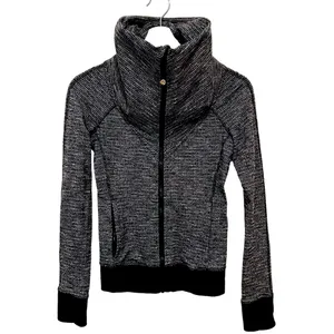 Lululemon Be Present Jacket Coco Pique Black 2 thumbnail 5