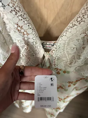 Free People Dress Floral Mini thumbnail 4