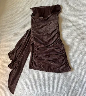 Strapless Sparkle Dress Brown Size XS thumbnail 5