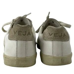 Veja Esplar Women's White Lace Up Low Top Leather Casual Sneaker Shoes Size 7 thumbnail 3