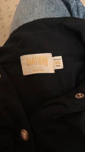Nation Ltd Black Top/ Blouse thumbnail 7