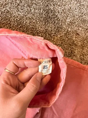 J.Crew Corduroy Pants pink 8s thumbnail 6