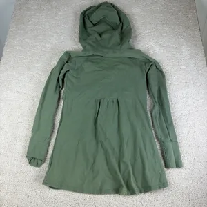 NWOT‎ Women's Latched Mama XS Pullover Hoodie Sage Green Nursing thumbnail 6