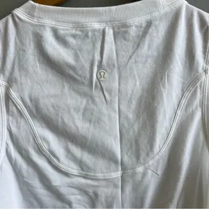 Lululemon Cinch it Up Tank Top White Size 6 Sleeveless Shirt thumbnail 7