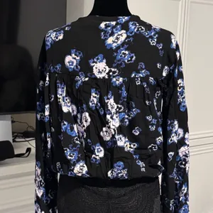 NWT Free People Intimately Floral Bodysuit Black‎ Blue Tie Front Lace S OB700661 thumbnail 5