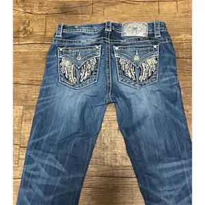 Miss Me Standard Bootcut flare bottom western jeans thumbnail 4