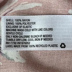 Xhilaration Smocked Blush Pink Floral Hi-Lo Dress XL thumbnail 12