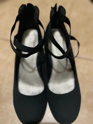 ANDIAMO Black Wedges Size 6 thumbnail 1