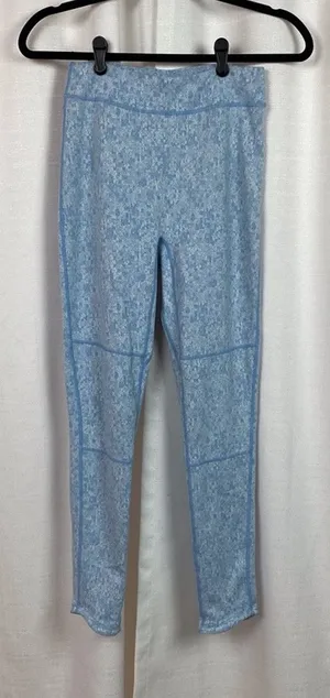 Gymshark Malibu Blue Fleur Texture Leggings Sz.M thumbnail 1