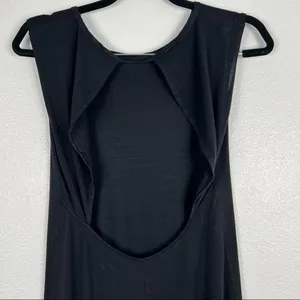 EXPRESS Open-Back lightweight Dress‎ Blk S thumbnail 7