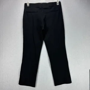 Quince Pants Women's L Black Ultra-Stretch Ponte Straight Leg Classic Comfort thumbnail 2
