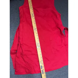Reformation‎ Sommer Belted Linen Mini Dress M Red Shift Sleeveless thumbnail 10