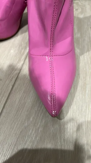 Pink Bamboo Ankle Boots  thumbnail 3