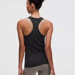 Lululemon Racerback Tank Top Womens Size 2 Yoga Running Pilates Athleisure Black thumbnail 2