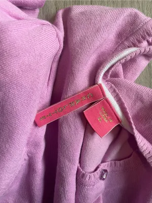 Pink Women's Button-Front Cardigan Sweater thumbnail 2