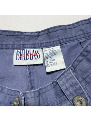 Bill Blass Jeans Women’s Size 14 Periwinkle Blue Pleated Cotton Shorts thumbnail 6