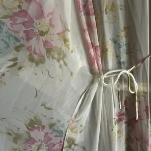 Victoria's Secret Collection Kimono Robe Women's Size L Floral Vintage 90s Robe thumbnail 12