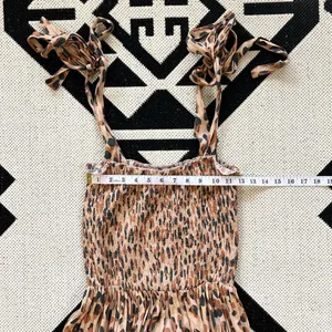 By Together Fika Leopard Smocked Maxi Dress Medium thumbnail 6