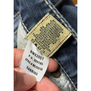 Buckle BKE Sabrina Women's Jeans Size 30x35.5 Mid Rise Boot Stretch Blue Denim thumbnail 6
