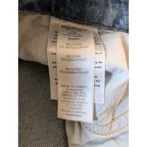 Good American Good‎ 90s Jeans Light Blue Wash Loose Wide Leg GNIL999T Size 00/24 thumbnail 6