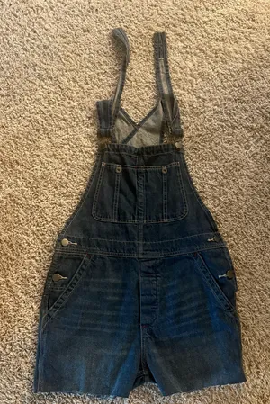 Free People We The Free Denim Shorts Overall thumbnail 1