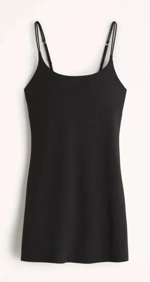 Abercrombie & Fitch Traveler Mini Dress Athletic Shorts XS Petite Black thumbnail 1