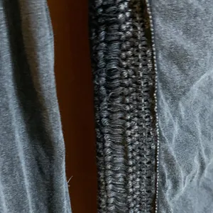 Free People Dark Gray Crochet Detail Blouse thumbnail 6