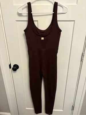 Vuori Chocolate Brown Tank One-Piece Bodysuit thumbnail 5