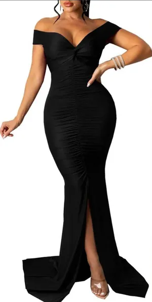 Black long Dress thumbnail 1
