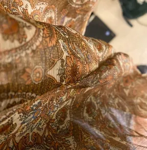 Brown floral Kimono Size M thumbnail 5