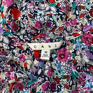 Cabi floral sheer tank style medium top thumbnail 6